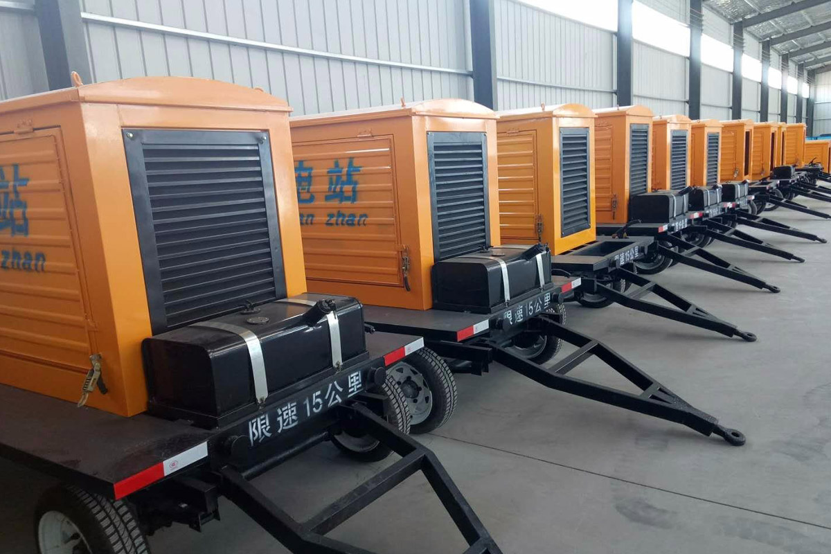 和林格尔发电机租赁施工现场